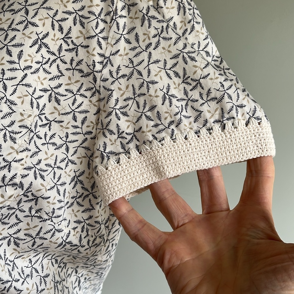 J.Jill Patterned Short Sleeve Shirt - Picture 7 of 12